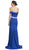 Off Shoulder Long Formal Evening Dress