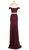 Off Shoulder Long Formal Evening Dress