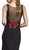 Long Black Sheath Formal Dress with Illusion Back