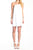 Donna Mizani - Halter Mini Dress in White