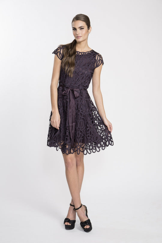 D1308 Lace Mini Cocktail Party Dress