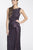 D1312 Crochet Sleeveless Long Dress Gown