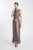 D1312 Crochet Sleeveless Long Dress Gown