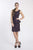 Soulmates - D1314 Chic Peplum Sleeveless Top with Knee Length Skirt
