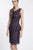 Soulmates - D1314 Chic Peplum Sleeveless Top with Knee Length Skirt