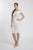 D1319 White Crochet Lace Wedding Party Bridal Shower Dress