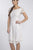 Soulmates - D1319 White Crochet Lace Wedding Party Bridal Shower Dress