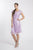 D1319 Women's Boat Neck A-Line Lace Cocktail Dress