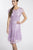 D1319 Women's Boat Neck A-Line Lace Cocktail Dress