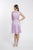 D1319 Women's Boat Neck A-Line Lace Cocktail Dress