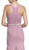 Cut-In Shoulder Long Evening Dress with Train