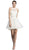 Halter Neck Short Dress with Crystal Ornate Belt