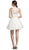 Halter Neck Short Dress with Crystal Ornate Belt