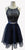 Halter Cocktail Dress with Ribbon Sash Waistband
