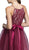 Halter Cocktail Dress with Ribbon Sash Waistband