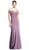 Off Shoulder With Spaghetti Straps Evening Dress
