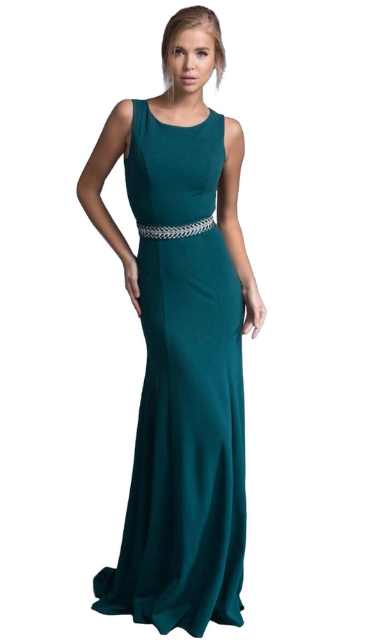 Chic Long Formal Sleeveless Sheath Dress