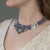 Tresor Collection - Multicolor Spinal, Tanzanite, Tsavorite Garnet and Diamond Necklace in 18k White Gold