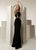 Jasz Couture - 6263 Sheer Sleeveless Fitted Evening Dress In Black