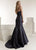 Jasz Couture - 6305 Strapless Fitted Mermaid Gown In Blue