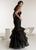 Jasz Couture - 6283 Strapless Beaded Tiered Mermaid Gown In Black