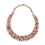 Tresor Collection - Multicolor Spinel, Tsavorite Garnet, Mandarine Garnet, Tanzanite, Tourmaline and Diamond necklace set in 18k Yellow Gold