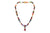 Multicolor Tourmaline, Tsavorite Garnet, Mandarine Garnet, Tanzanite and Diamond Necklace in 18kt Yellow Gold