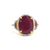 Tresor Collection - 18K Yellow Gold Ruby and Diamond Ring