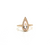 18K Rose Gold Morganite and Diamond Ring