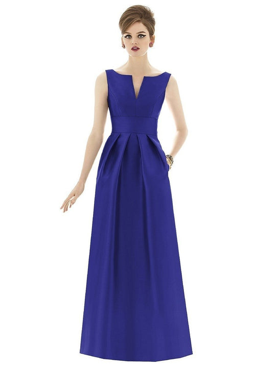 D655 Bridesmaid Dress in Electric Blue