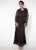 D7068 Unique Hand Crochet Straps Lace Three Pieces Gown