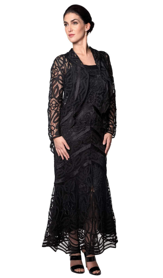 Soulmates - D7069 Hand Crochet Dress and Jacket