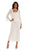 Soulmates - D7107 Hand Crochet 3/4 Bell Sleeve Three Piece Evening Gown