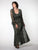 D7156 Beaded Crochet Evening Dress Set