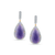 Tanzanite & Diamond Earring In 18K Yellow Gold
