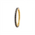 Tresor Collection - Black Diamond Ring Band in 18k Yellow Gold