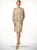 D8066 Three Piece Siver Ribbon Short Skirt Set