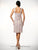 D8066 Three Piece Siver Ribbon Short Skirt Set