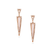 Tresor Collection - Amazonite & Diamond Earring in 18k White Gold