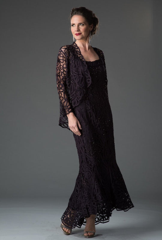 D9120 High-low dress and Jacket Set