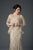 D9124 High-Low Beaded Evening Gown