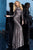 Jovani - 1756 Sequined High Neck Long Sleeve Sheath Dress In Multi-Color