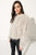 DEORA Grey Feather Jacket | DEORA Veste de plumes grise