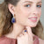 Tresor Collection - Tanzanite & Diamond Earring In 18K Yellow Gold