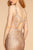 Elizabeth K - GL2509 Jeweled Halter Strap Glitter Long Gown In Gold