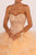 Elizabeth K - GL2515 Beaded Strapless Ruffled Ballgown In Orange
