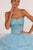 Elizabeth K - GL2515 Beaded Strapless Ruffled Ballgown In Blue