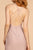 Elizabeth K - GL2549 V-neck Shimmer Fabric Mermaid Dress In Pink