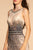 Elizabeth K - GL2555 Bejeweled Illusion Jewel Mermaid Gown In Blue and Nude