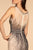 Elizabeth K - GL2555 Bejeweled Illusion Jewel Mermaid Gown In Blue and Nude